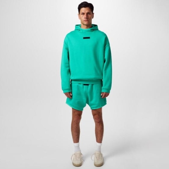 ESSENTIALS Fear of God Essentials Polar Fleece Shorts | Mint Leaf | NEW/NWOT🔥 - Picture 4 of 16
